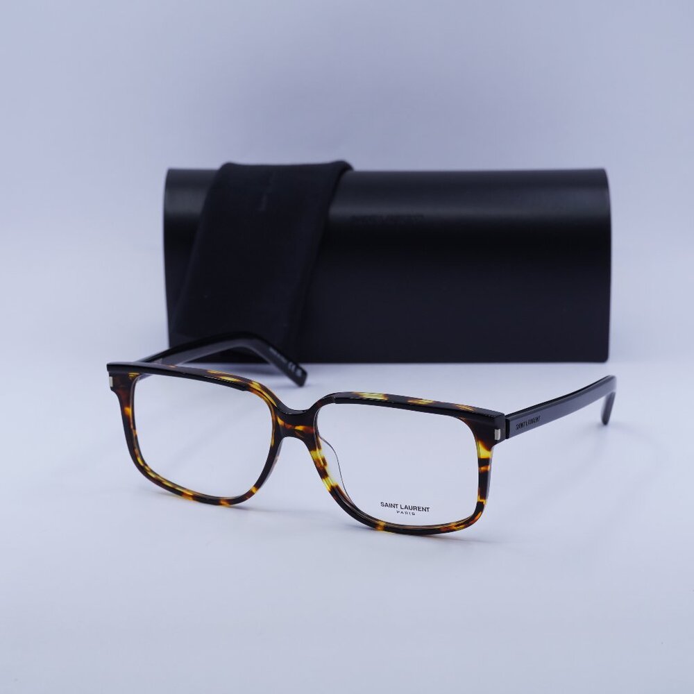 Final Price! Saint Laurent SL599OPT 001 Black/Havana Eyeglasses 58mm